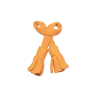 Orange suede tassel