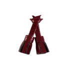 Dark red varnish tassel