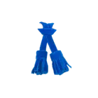 Klein blue suede tassel