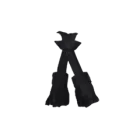 Black suede tassel