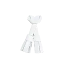 White leather tassel
