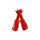 Red varnish tassel