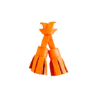 Orange tassel