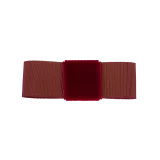 Mini Bow Burgundy