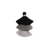 Black Triple Pompons