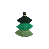 Green Triple Pompons