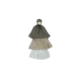 Grey Triple Pompons
