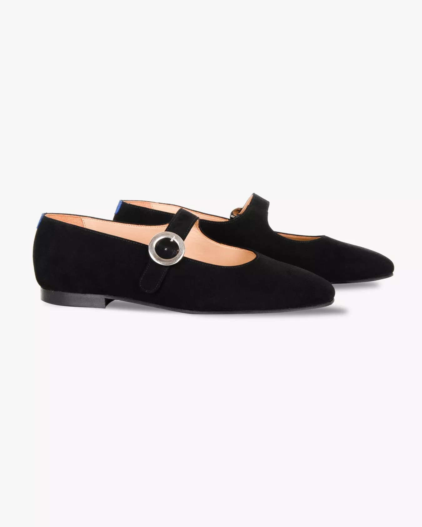 Chatelles◆Mary Janes Babies Low スエード [Black] Babies Low Black pour femme