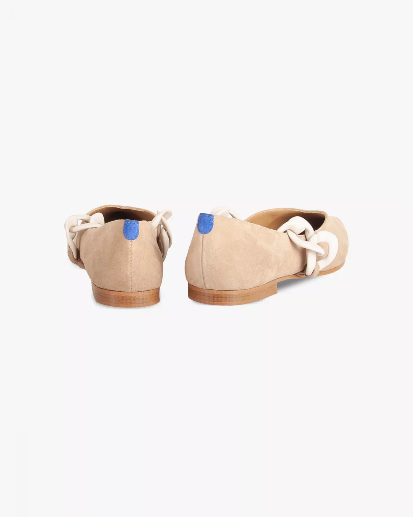 Chatelles◆Amedee Chain チェーンフラットシューズ[Sand Suede] Amédée Chain Sand Suede pour femme