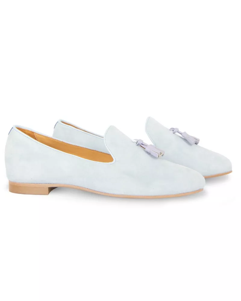 Matteo Light Blue & tassels