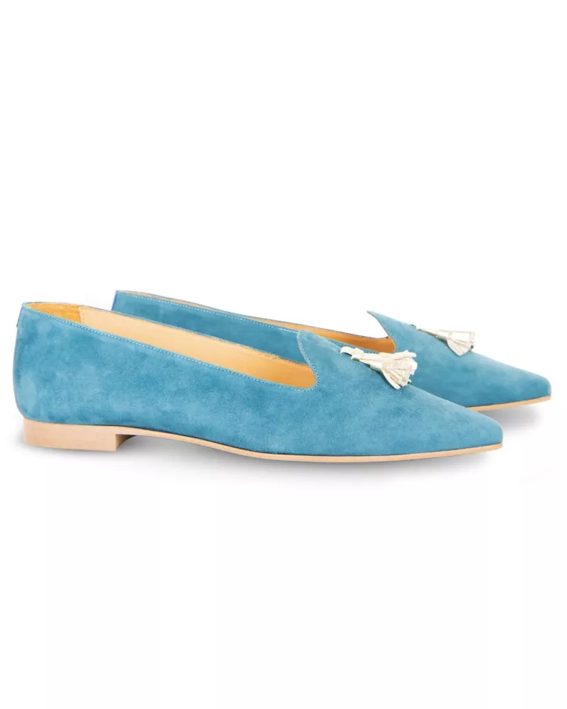Isidore Blue & tassels