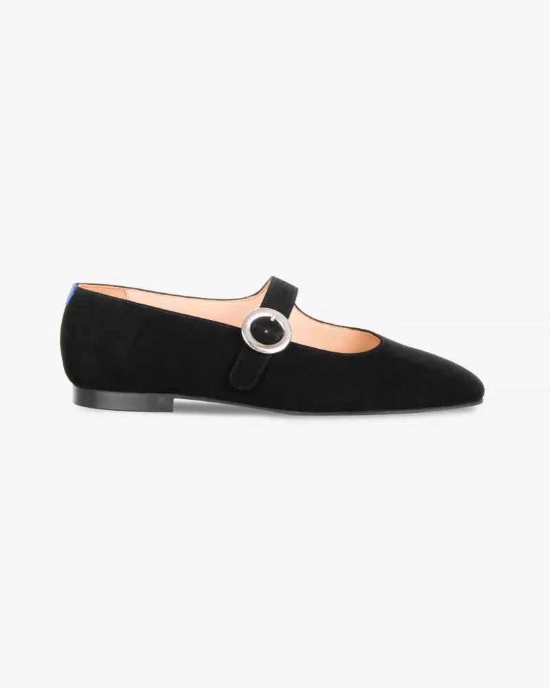 Babies in black suede
