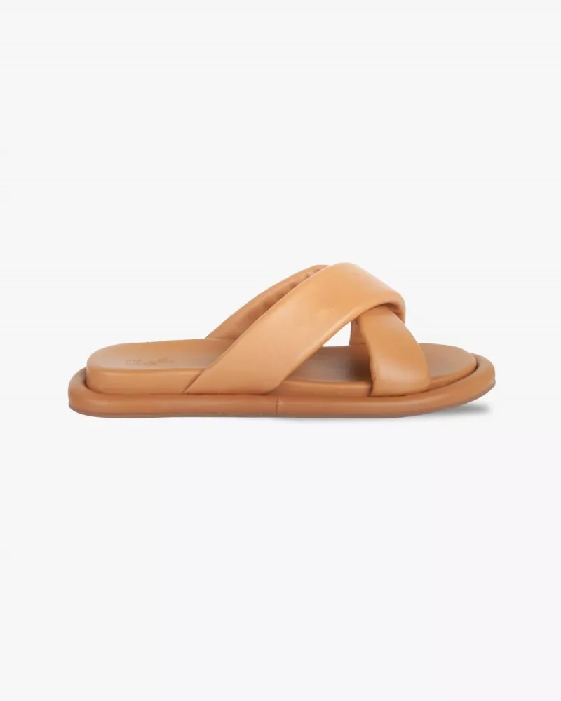 Sandals in Camel leather