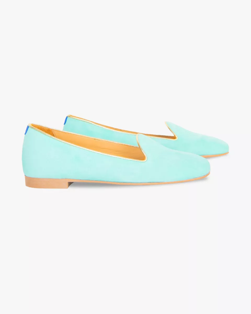 Suede slippers