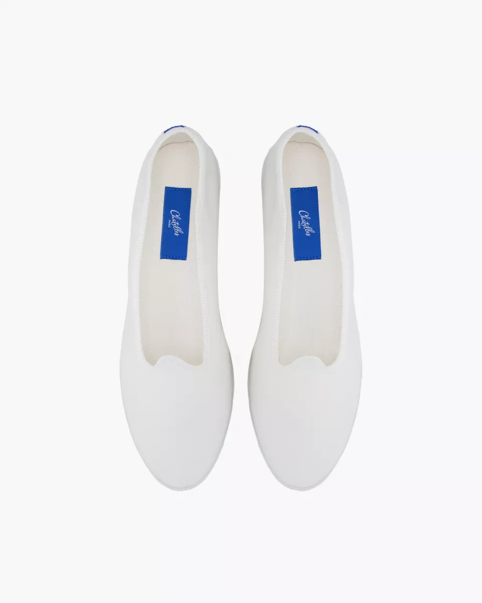 Furlanes in White velvet
entirely made by hand in Italy (Venice/Friuli)