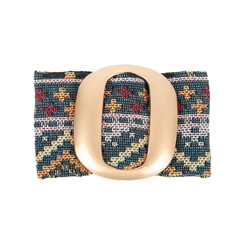 Kilim jacquard flat bow