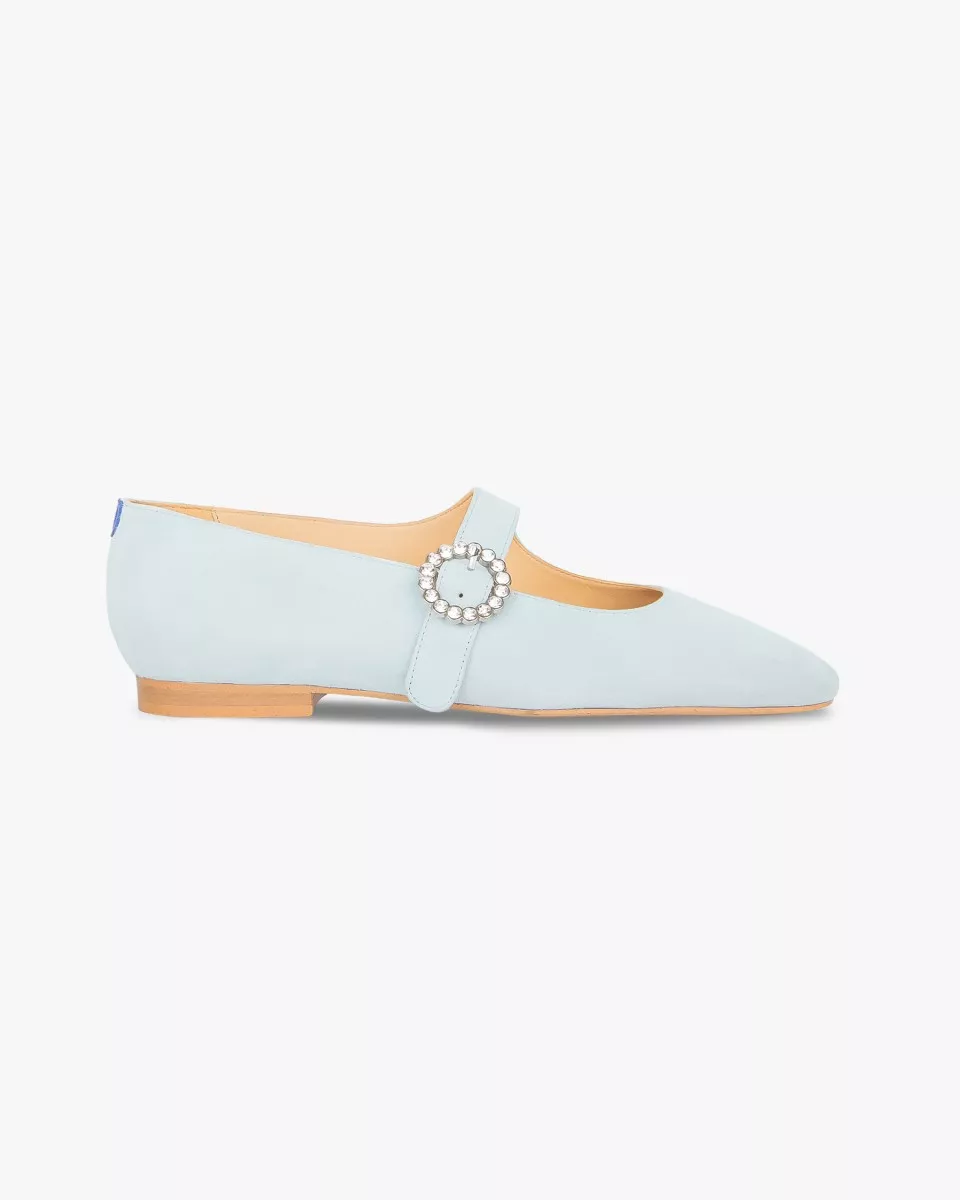 Babies Low in light blue suede