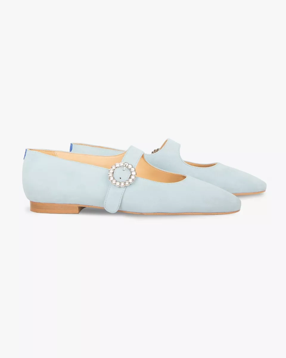 Babies Low in light blue suede