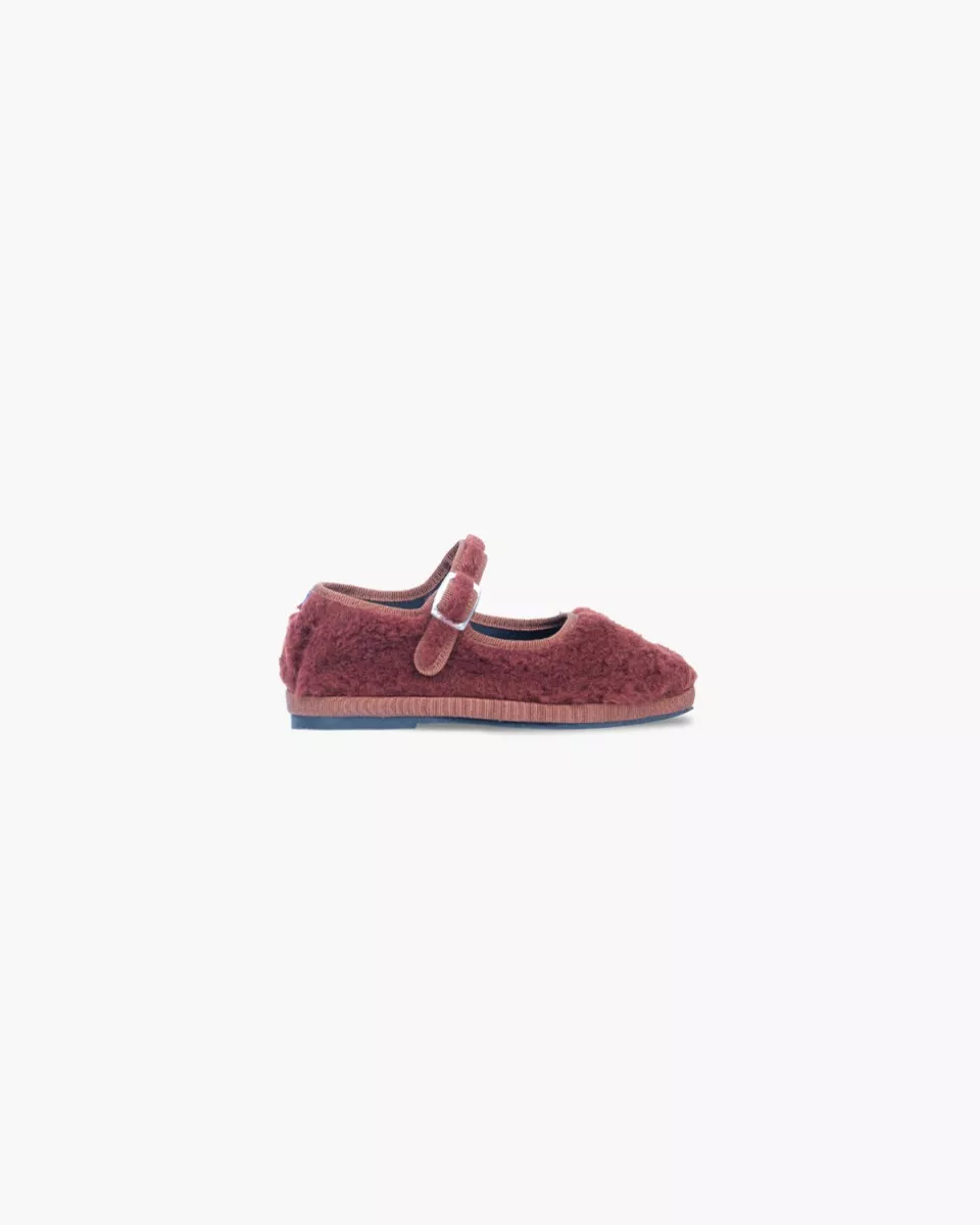 Mini Mary Janes Furlanes in Terracotta fur effect
entirely made by hand in Italy (Venice/Friuli)