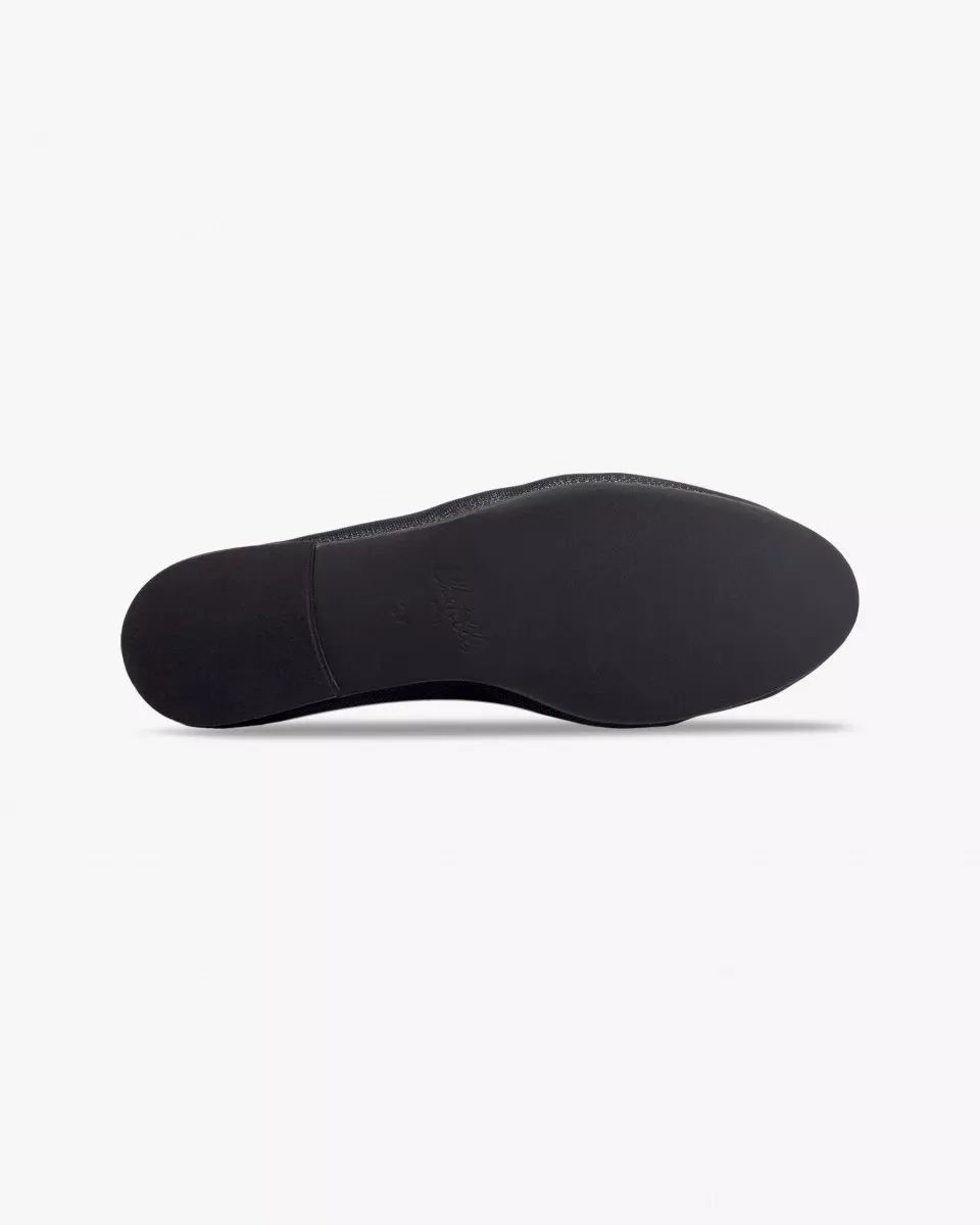 Slippers in Black mesh