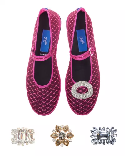 Chatelles(シャテル) Pongo Tassels Baby Chatelles, slippers personnalisables, confortables et parisien