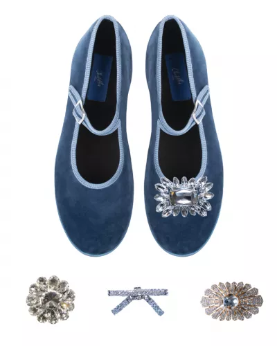 Chatelles◆Mary Janes Pointy Zephir [Limited Edition] Slippers pointus Mary Janes Zéphir pour femme