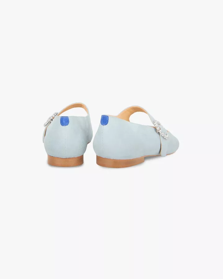 Babies Low in light blue suede