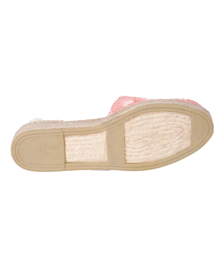 Pink espadrilles Jean Vier and Chatelles