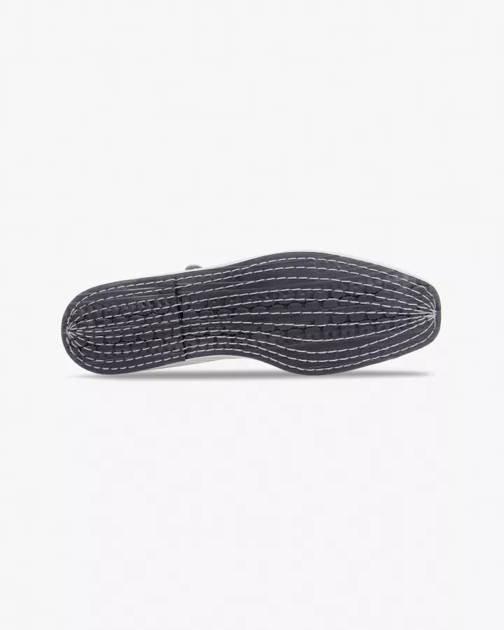 Furlanes Mary Janes in White mesh with a zebra pattern with square toe
entirely made by hand in Italy (Venice/Friuli)