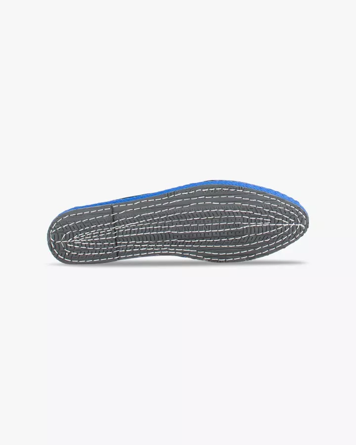 Black velvet and Klein blue trimming
made by hand in Italy (Venice/Friuli)