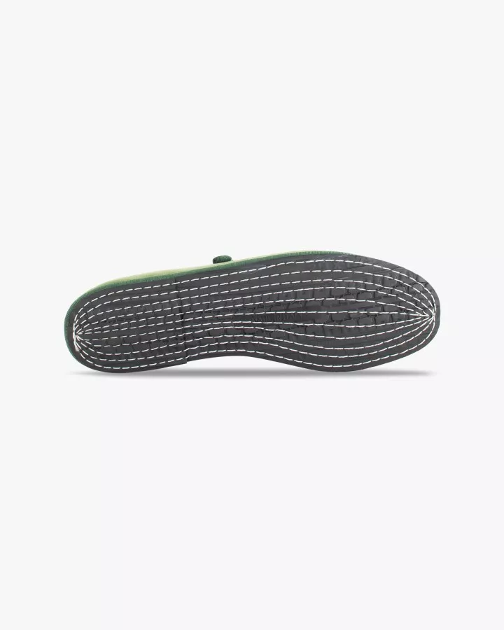 Mary Janes Furlanes in sage green velvet
entirely made by hand in Italy (Venice/Friuli)