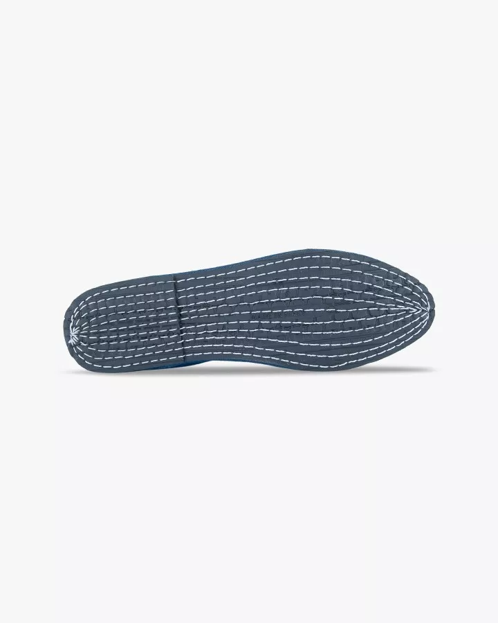 Navy blue velvet and trimming
made by hand in Italy (Venice/Friuli)