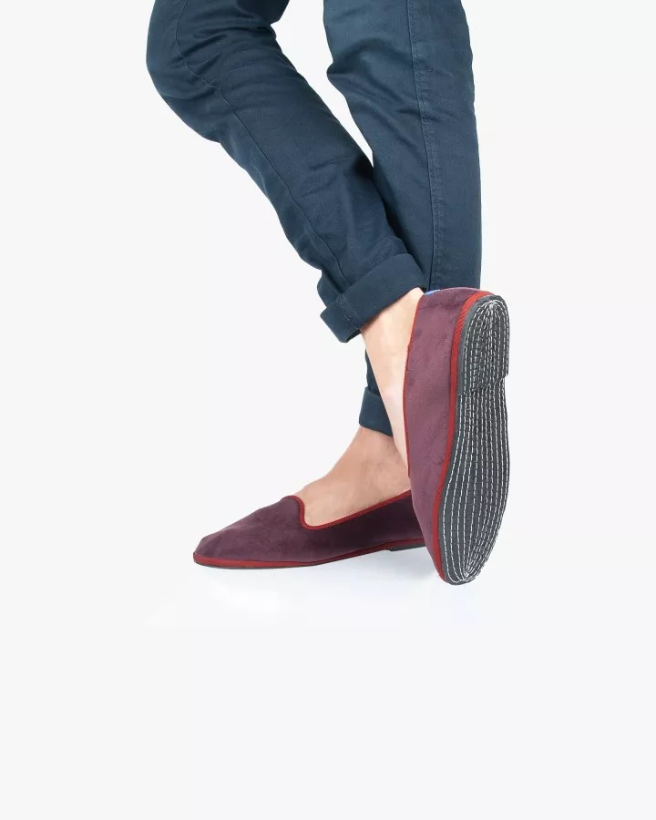Burgundy velvet