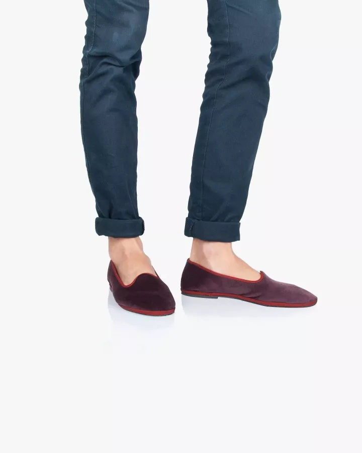 Burgundy velvet