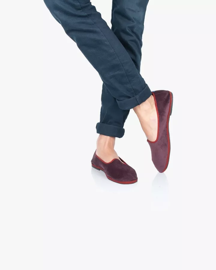 Burgundy velvet