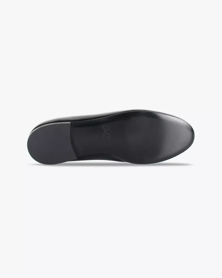 Varnished leather slippers with 3 interchangeables accessories
