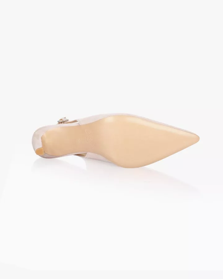 Stilettos in Nude suede