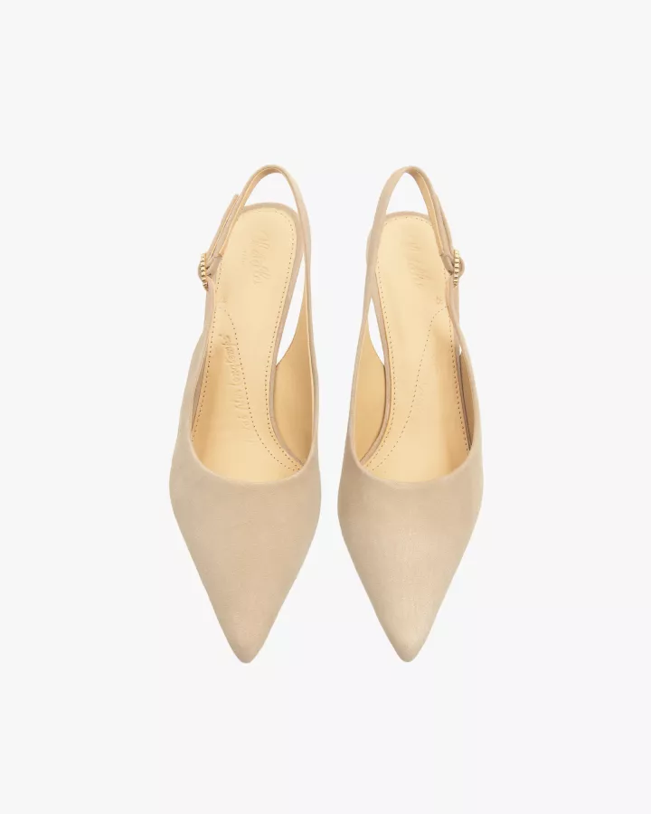 Stilettos in Sand suede