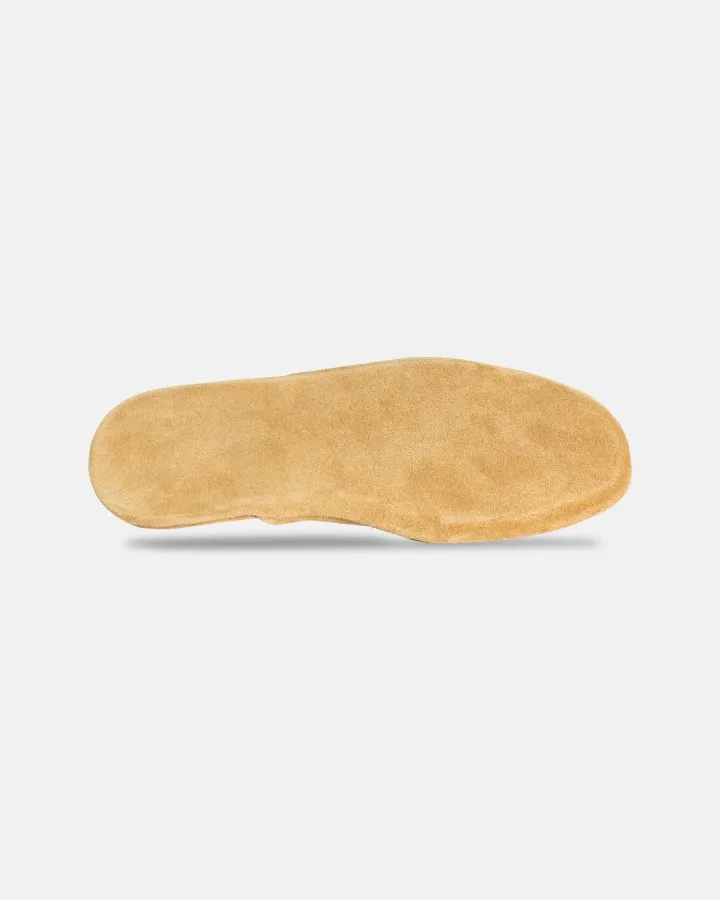 Indoor slippers in Beige Daim with case