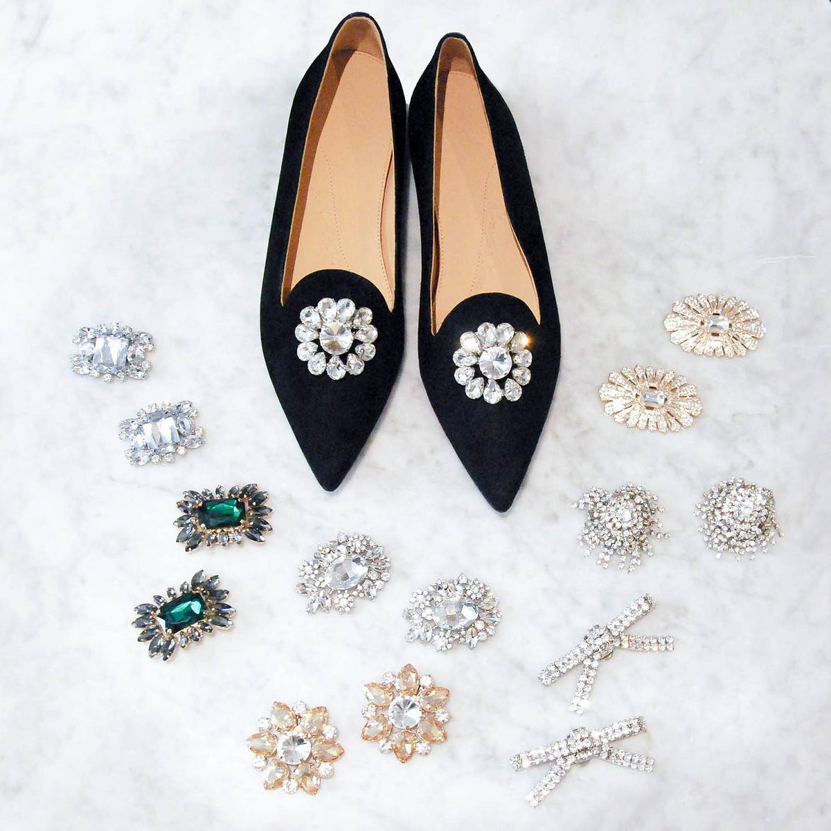 Slippers pointus Chatelles et accessoires interchangeables
