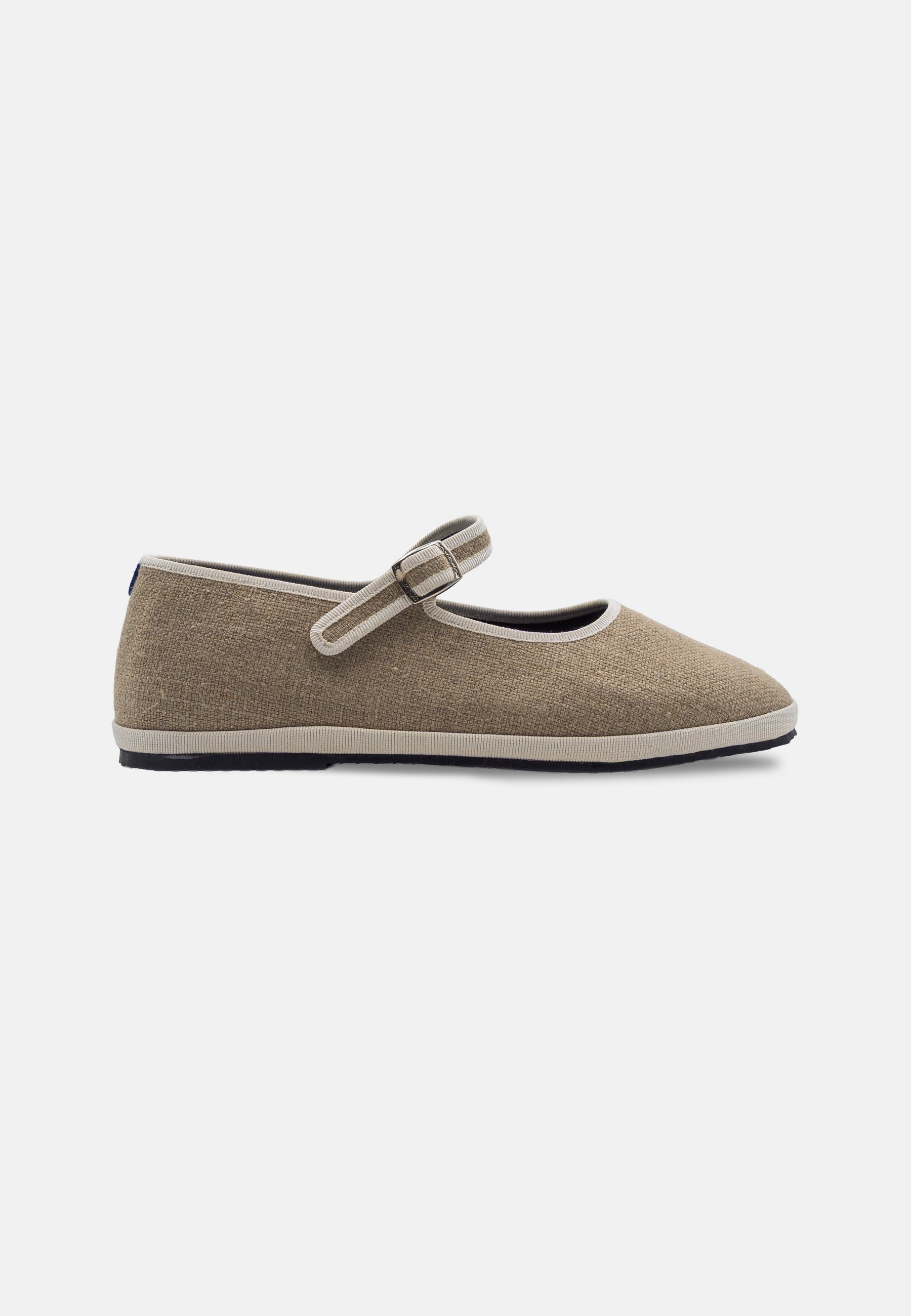 Furlanes Mary Janes Beige Canvas