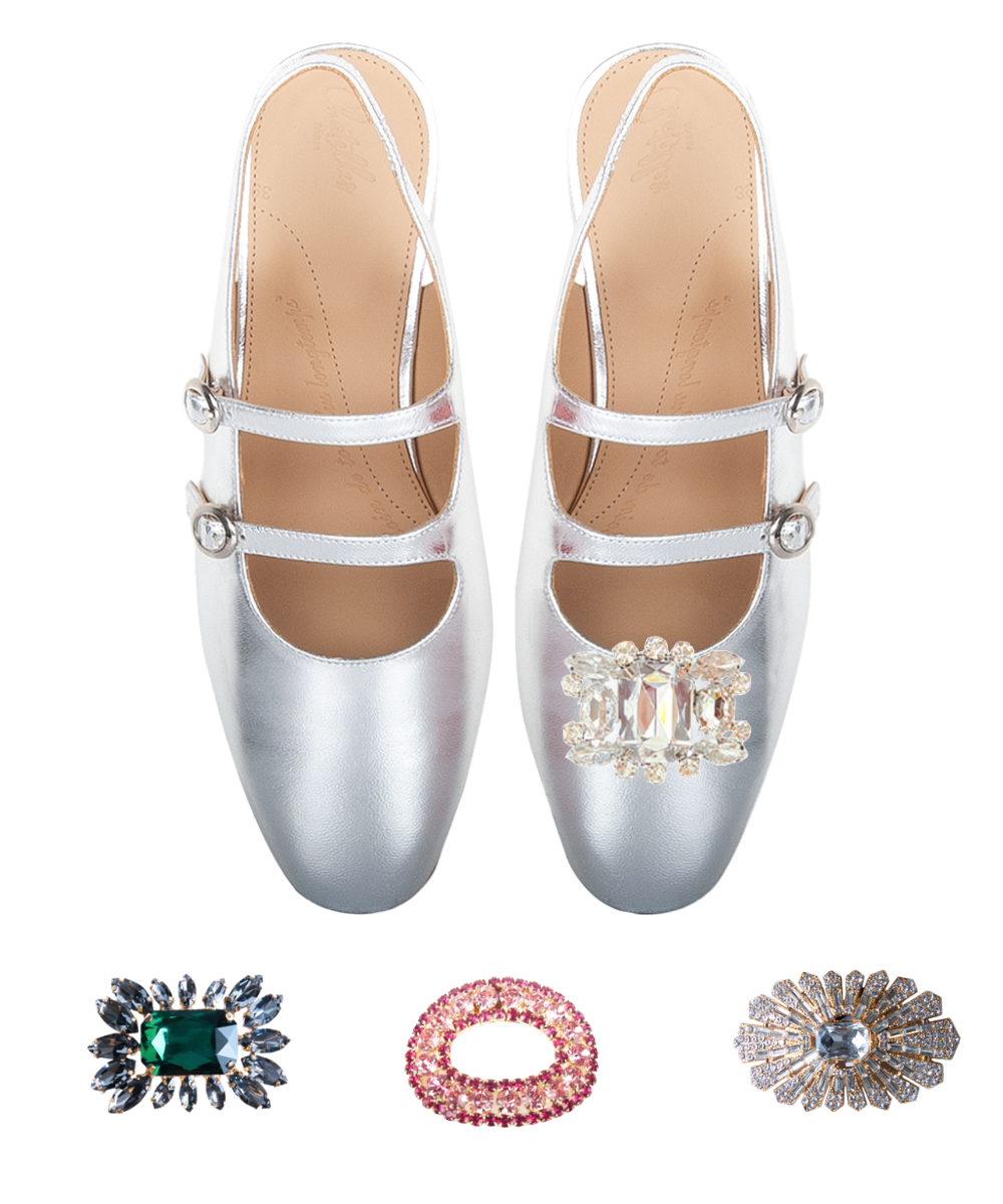 Babies Slingback Silver