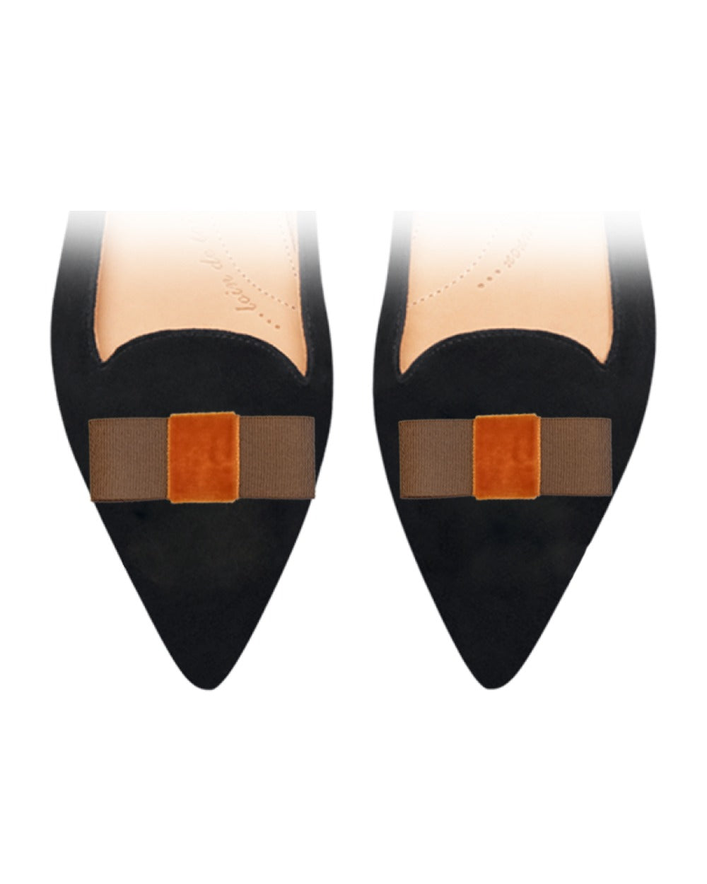 Mini Bow Brown sur chaussure