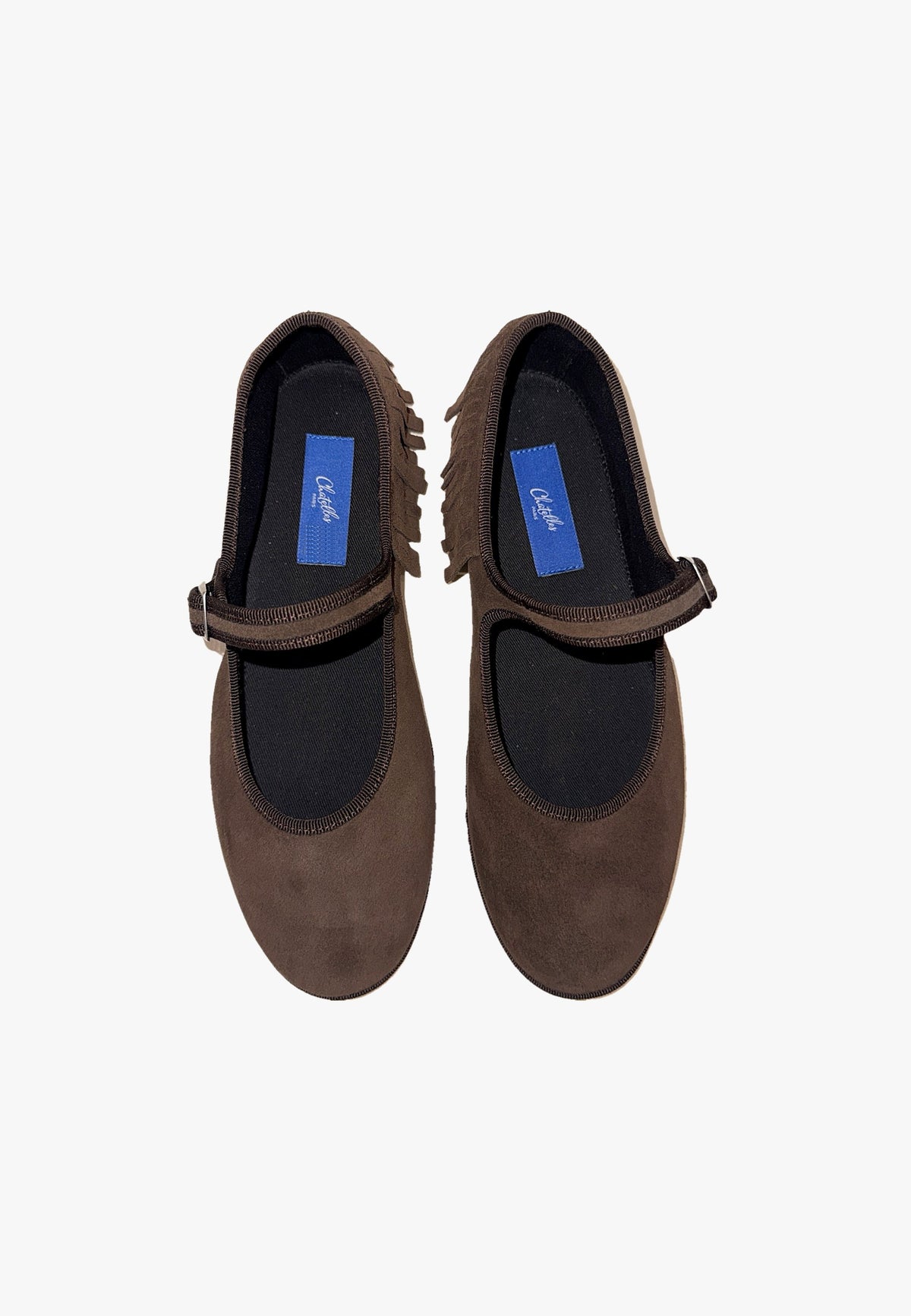Furlanes Mary Janes Brown Fringes