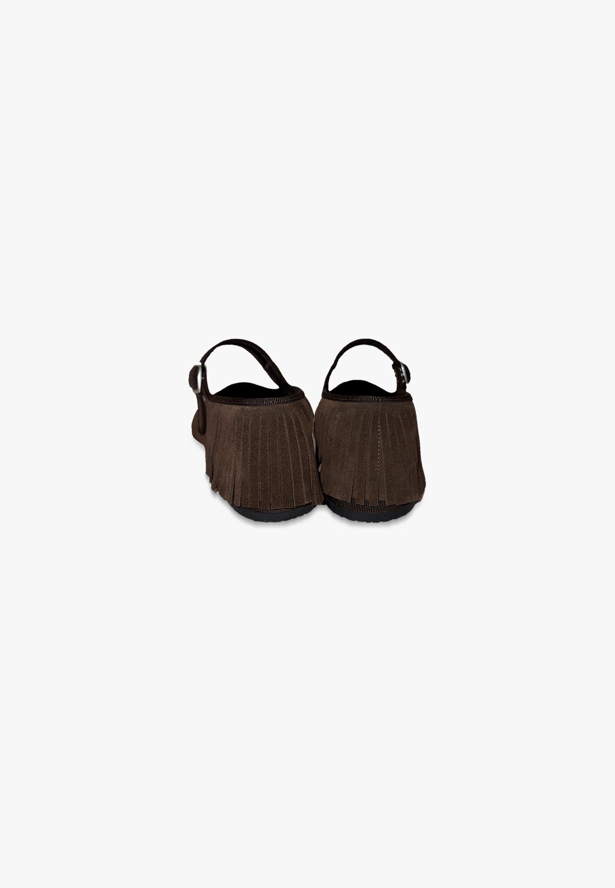 Furlanes Mary Janes Brown Fringes