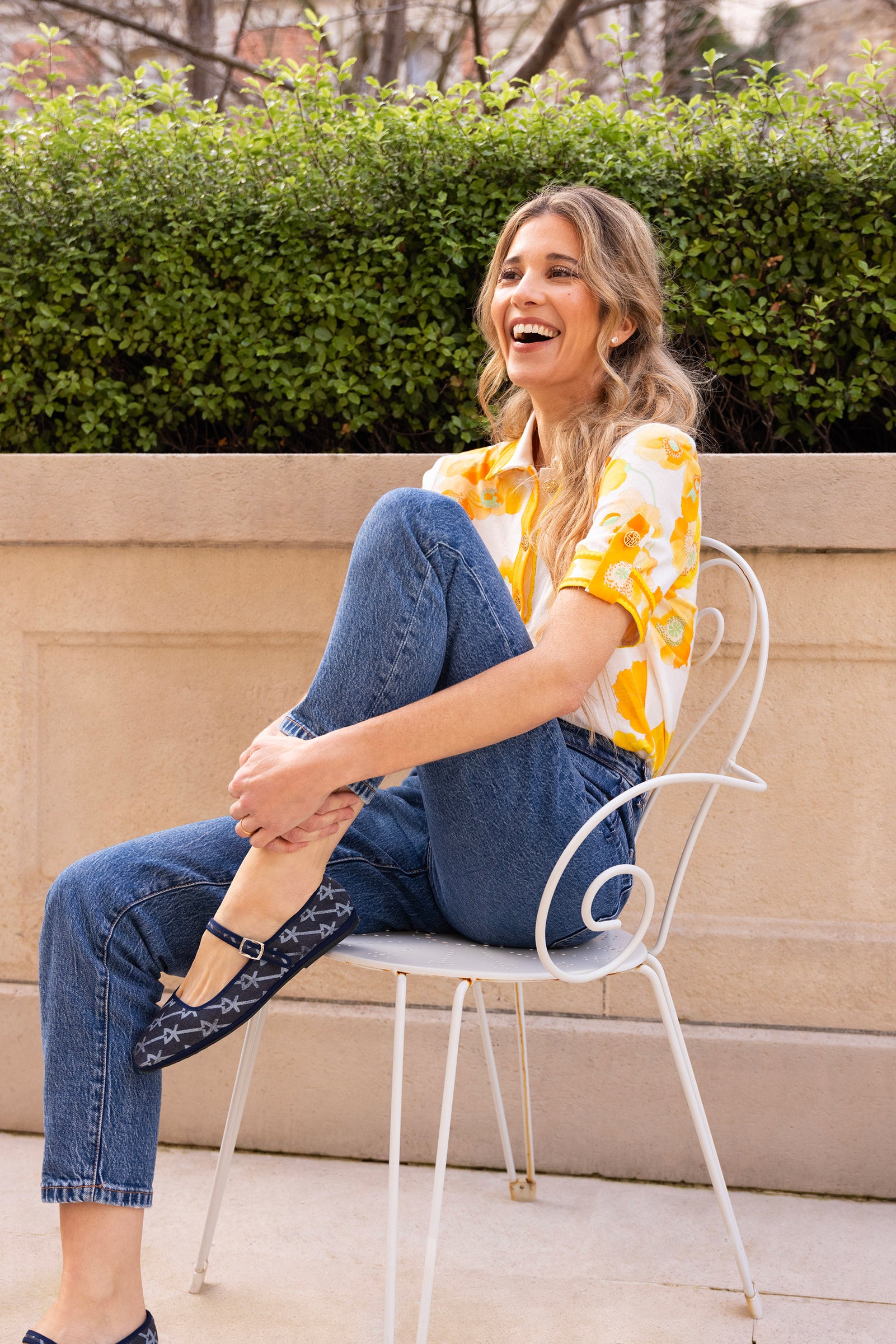 Furlanes Mary Janes Denim x Leonard
