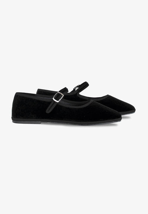 Furlanes Mary Janes All Black