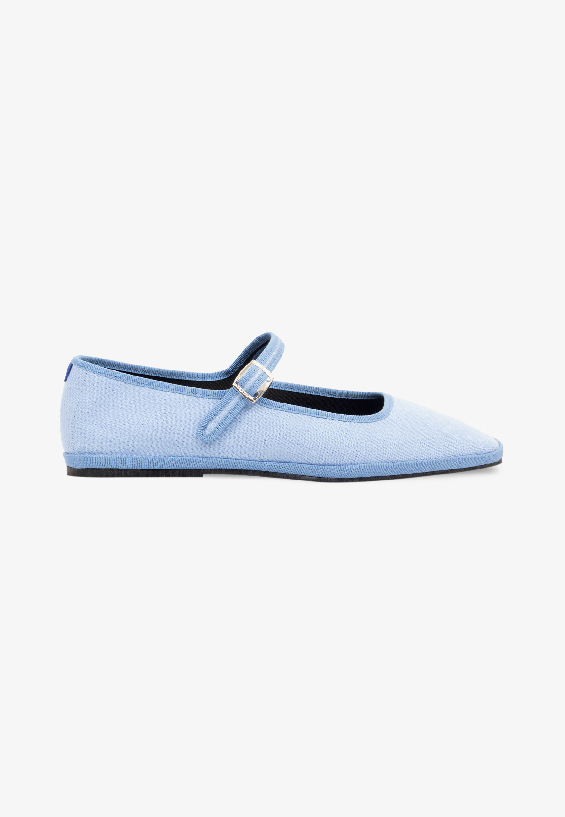 Furlanes Mary Janes Sky Blue Linen