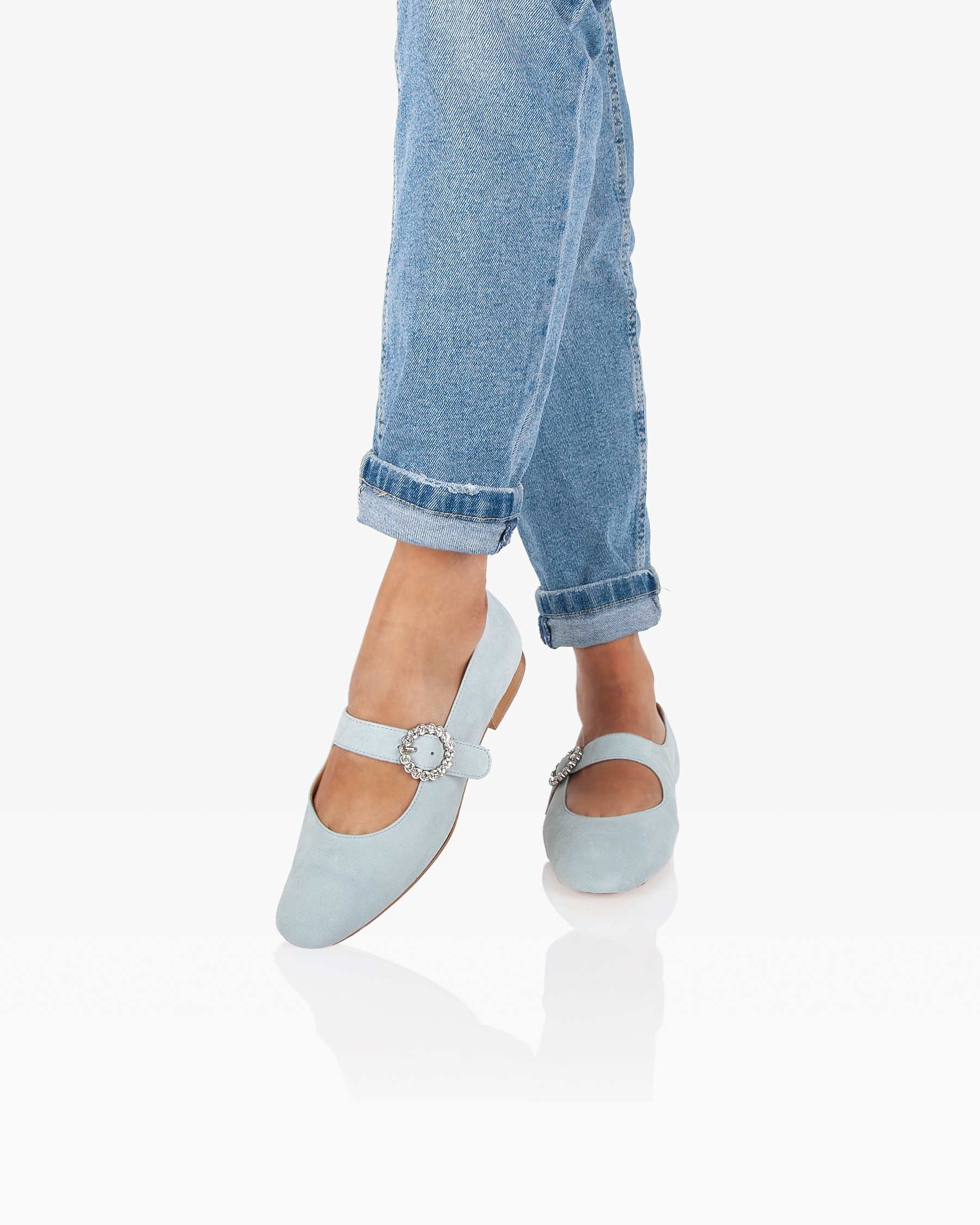 Mary Janes Babies Low Light Blue