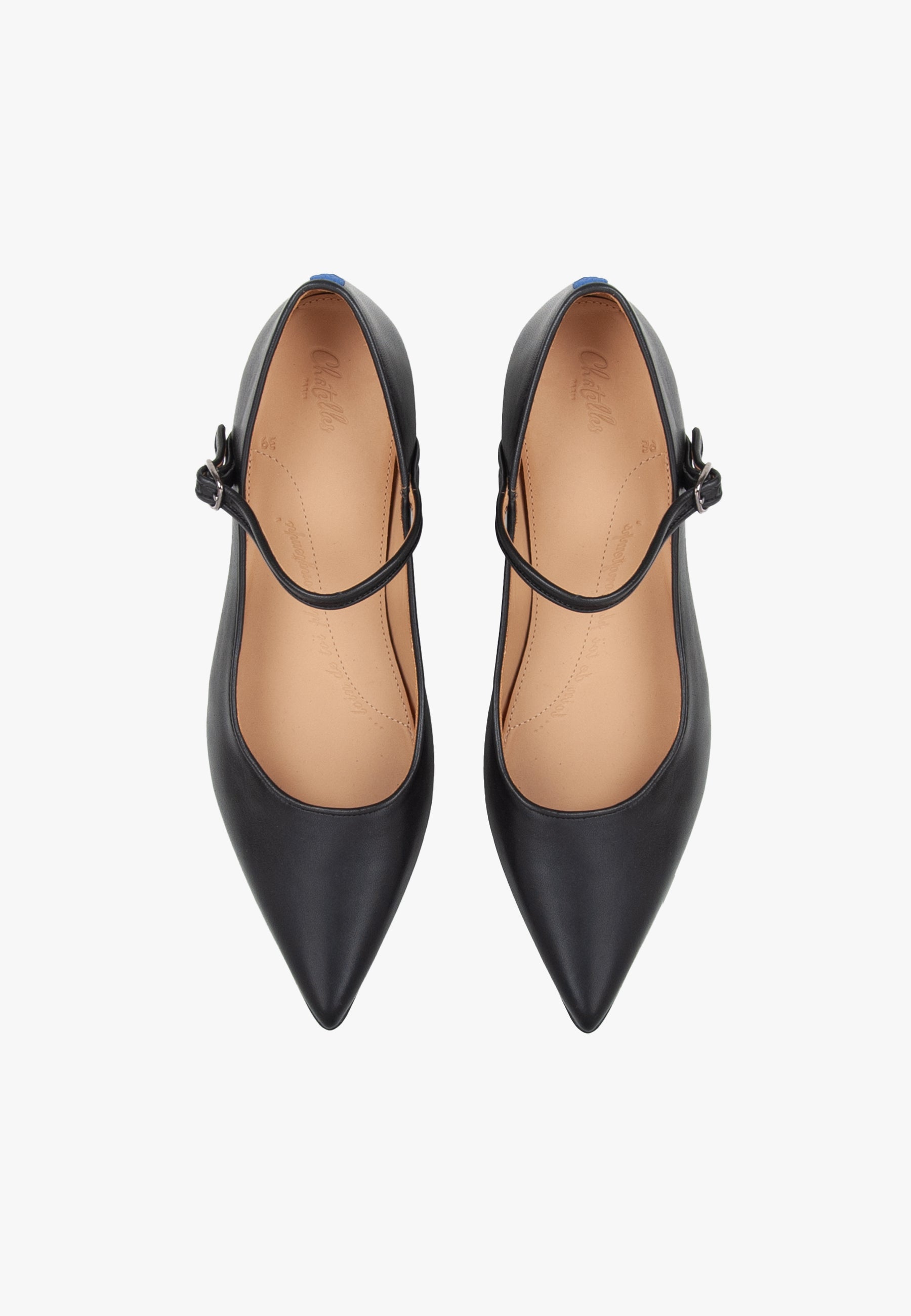 Mary Janes Pointy Black